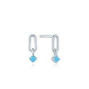 link stud earring
