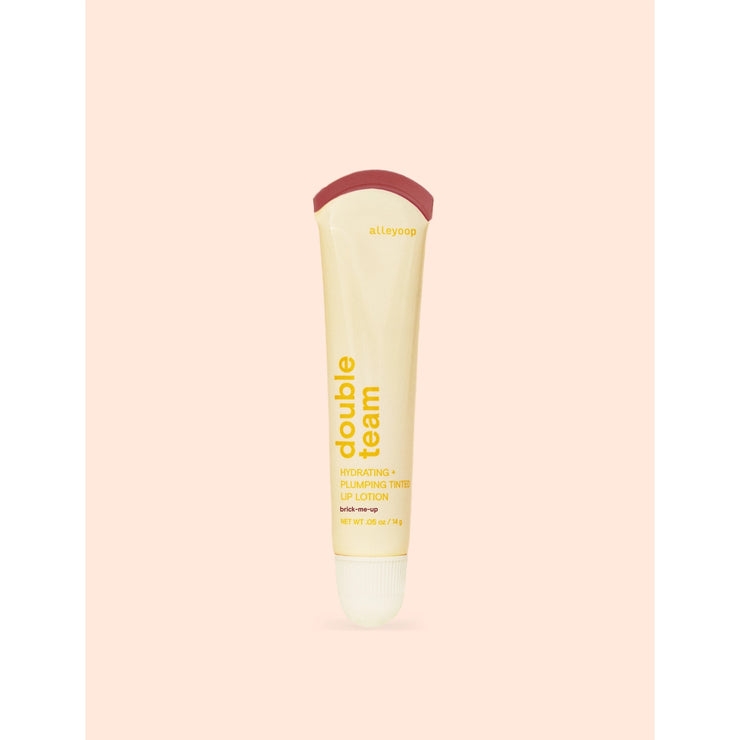 double team tinted lip lotion
