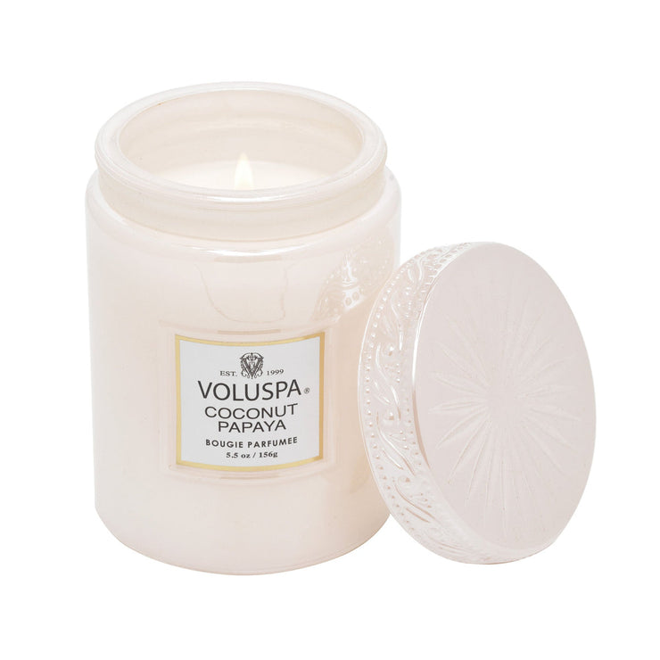 vermeil small jar | coconut papaya