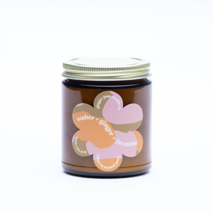 daisy collection candle | amber + ginger + jasmine