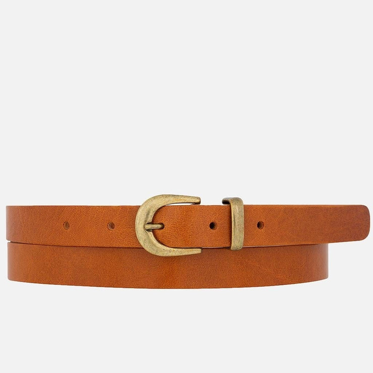 jane skinny leather belt