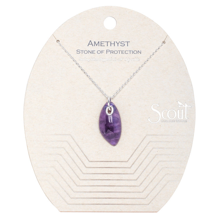 organic stone necklace | stone of protection