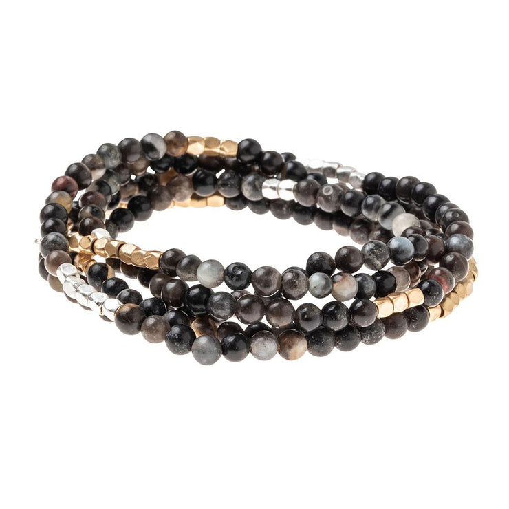 stone wrap bracelet + necklace | stone of creativity
