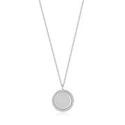 rope disc necklace