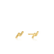 smooth twist stud earrings