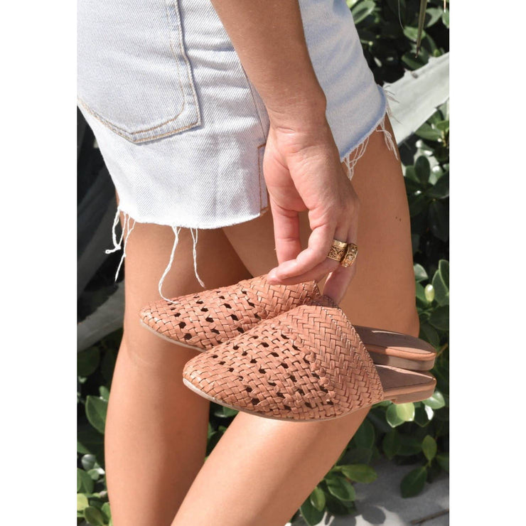 lily handwoven mule