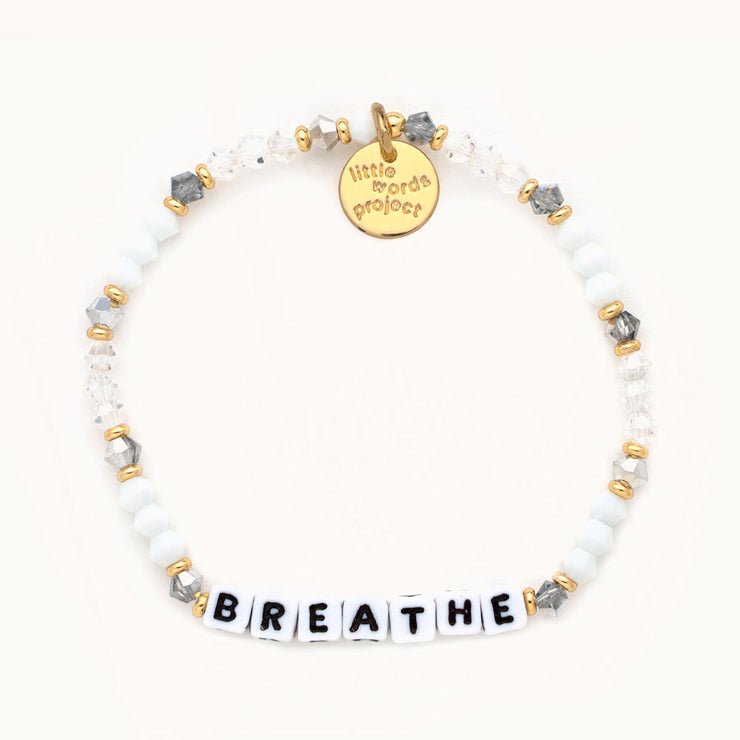 letter bead bracelet | breathe
