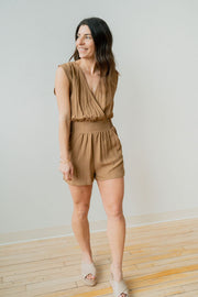 suntanned romper