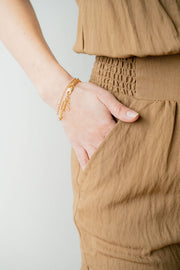 suntanned romper