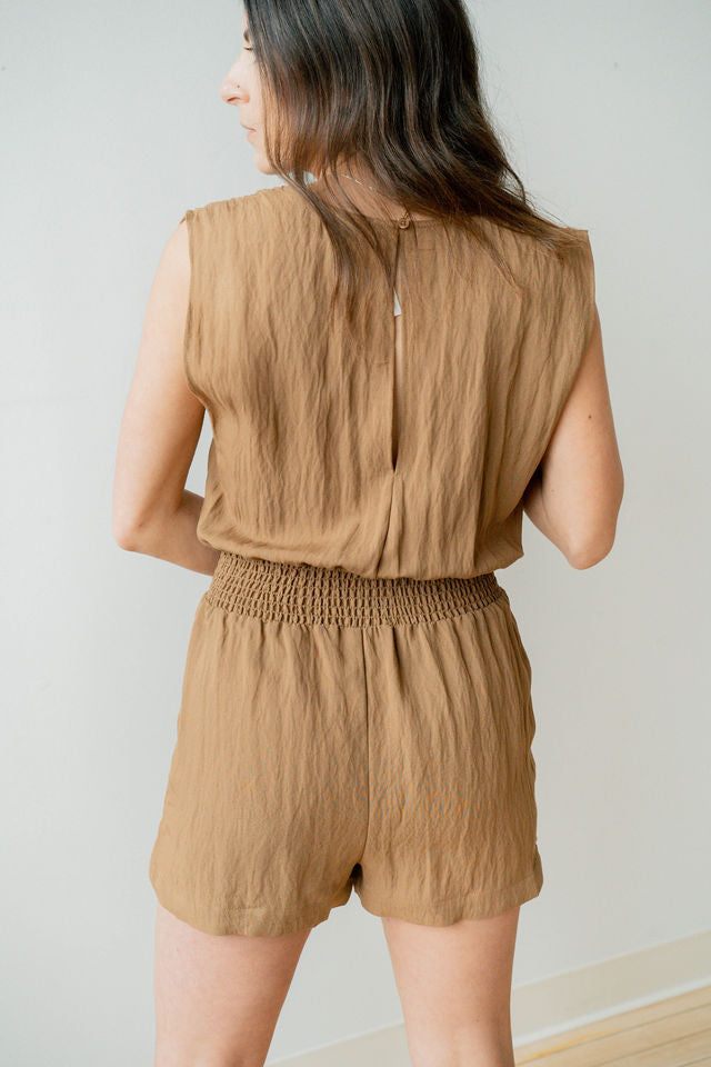 suntanned romper
