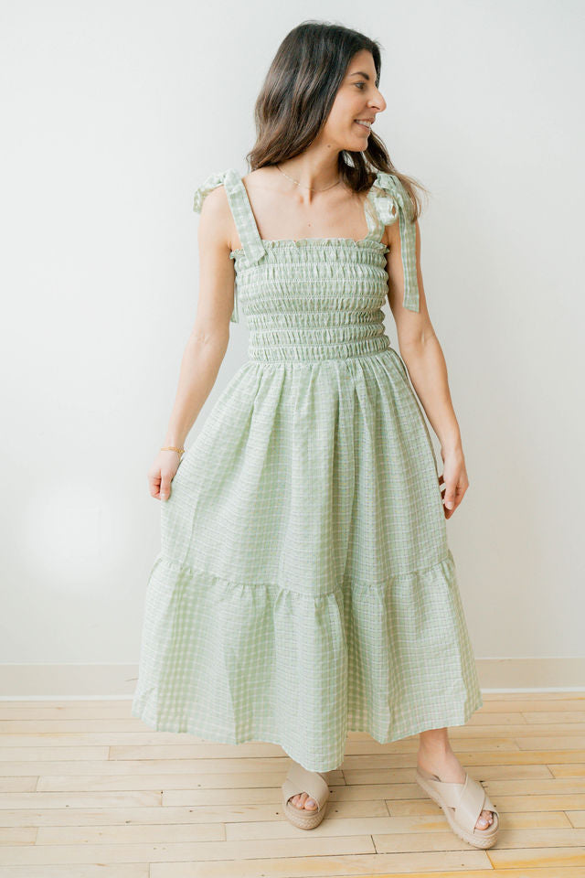 genevieve midi dress
