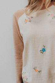 gemma floral sweater