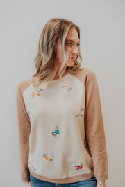 gemma floral sweater