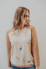 gemma floral sweater