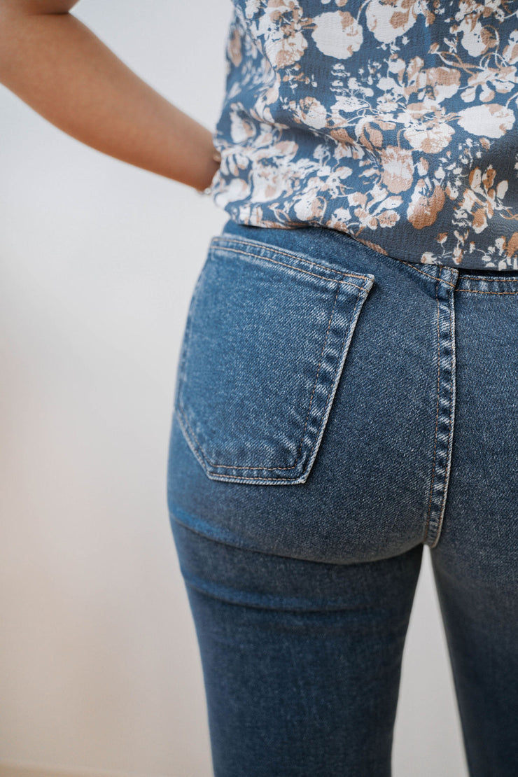 veronica vintage straight leg jean
