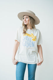 stay golden graphic tee