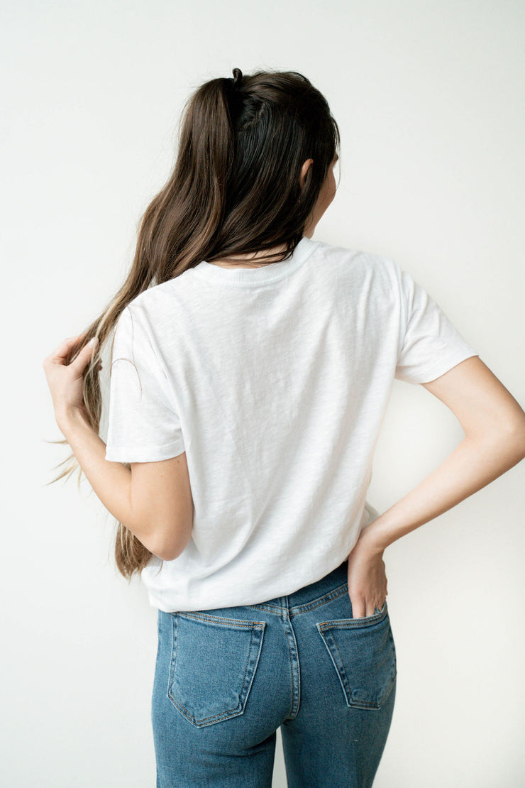 no rain no flowers graphic tee