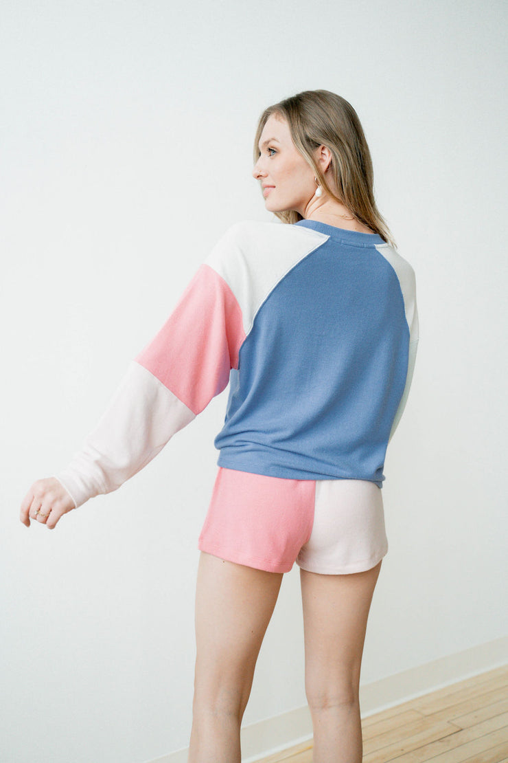 indy colorblock short