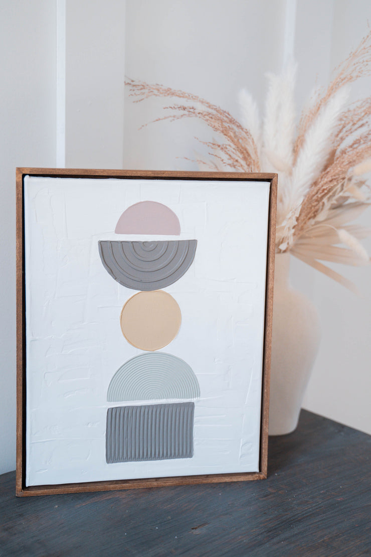 triple balance textured art