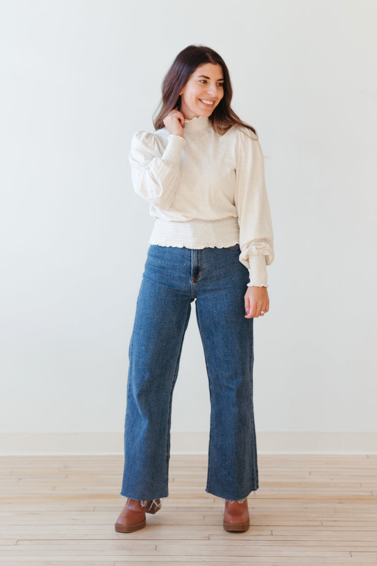 clementine smocked long sleeve