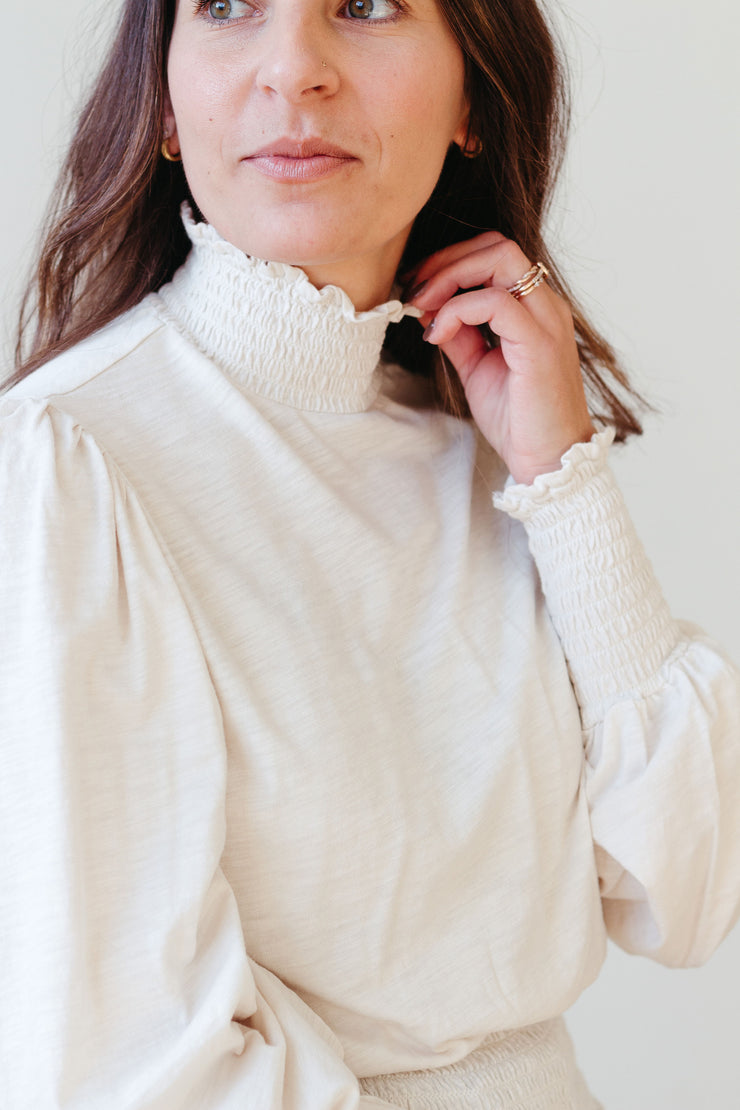 clementine smocked long sleeve