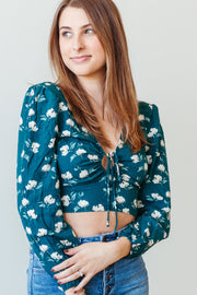 amalie ruched blouse