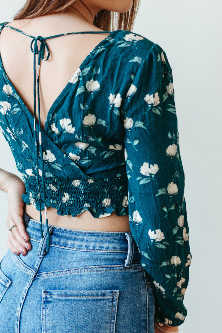 amalie ruched blouse