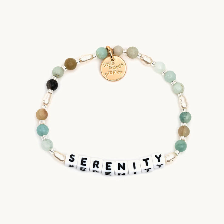 letter bead bracelet | serenity