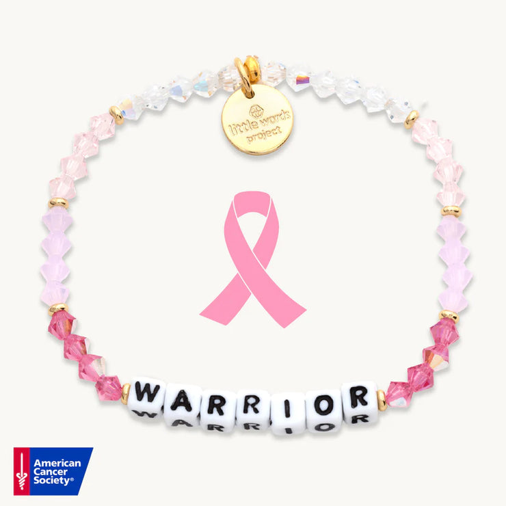 letter bead bracelet | breast cancer awareness