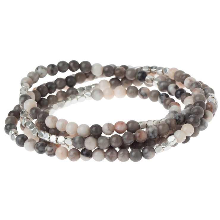 stone wrap bracelet + necklace | stone of plentitude