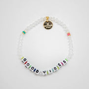 letter bead bracelet | good vibes collection