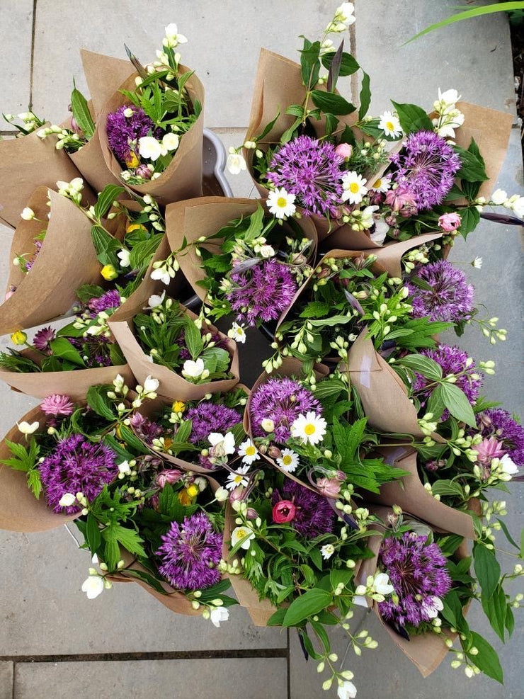 fresh flower bundle