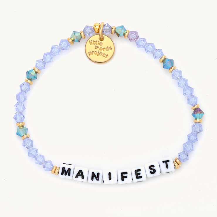 letter bead bracelet | manifest