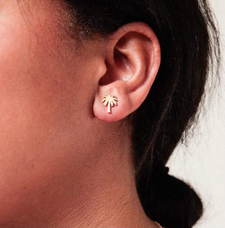 palm tree studs