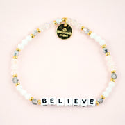 letter bead bracelet | believe