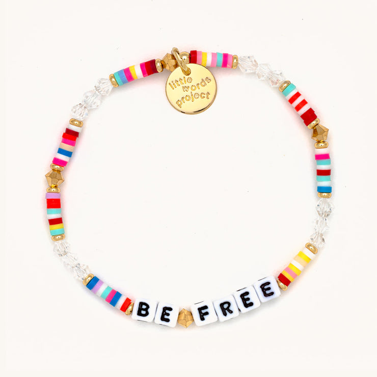 letter bead bracelet | be free