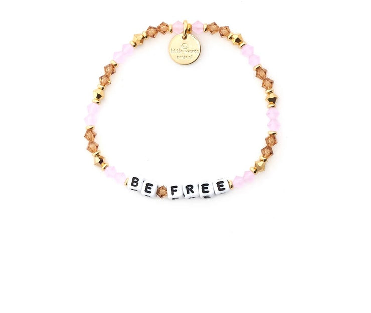 letter bead bracelet | be free