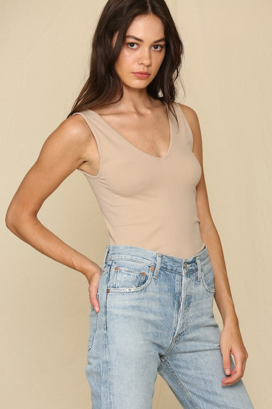 basics collection | seamless UV reversible tank top