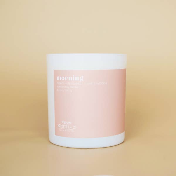 handpoured soy candle | morning
