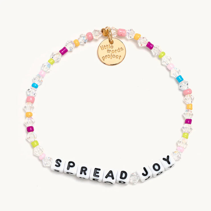 letter bead bracelet | spread joy