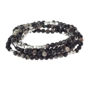 stone wrap bracelet + necklace | stone of inner stability